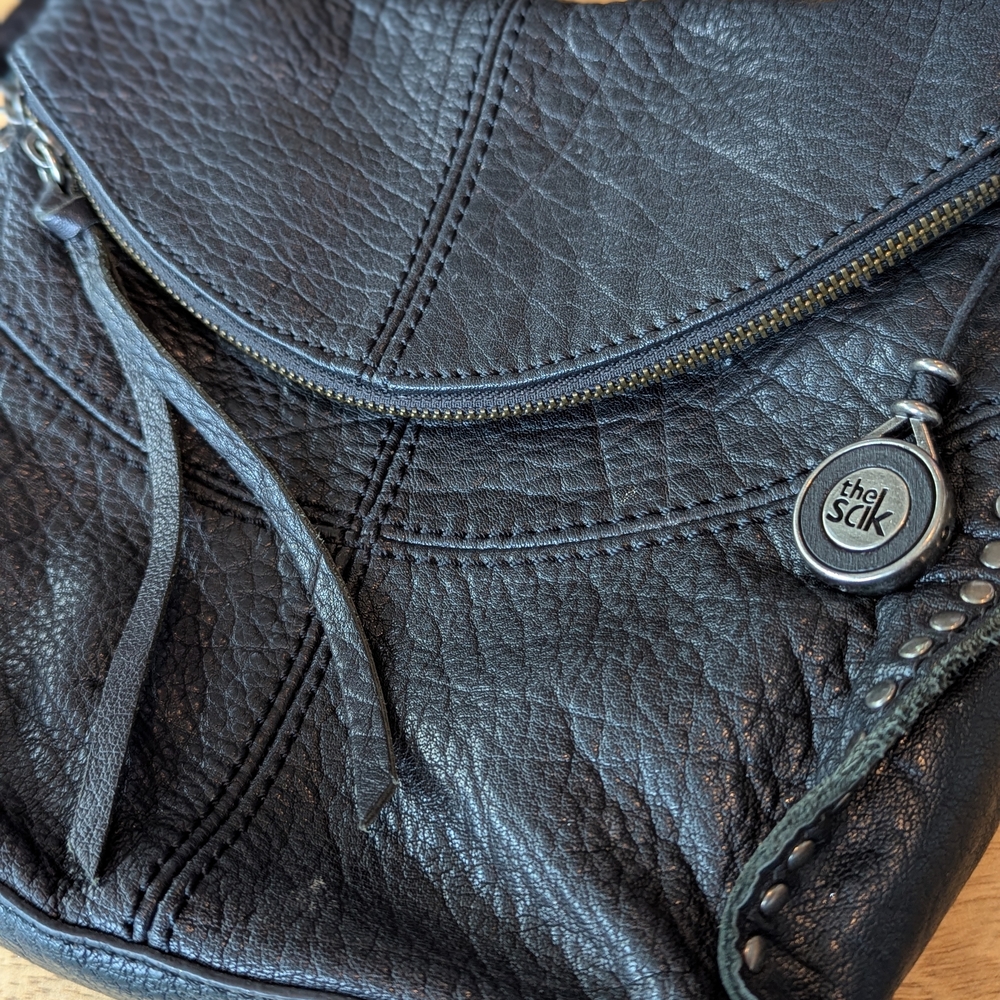 The Sak Black Leather Handbag
